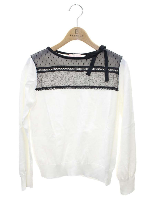 トッカ CHAMPS ELYSEES プルオーバー KRTONZ0401 カットソー XS ホワイト レース IT7PG596RM1X