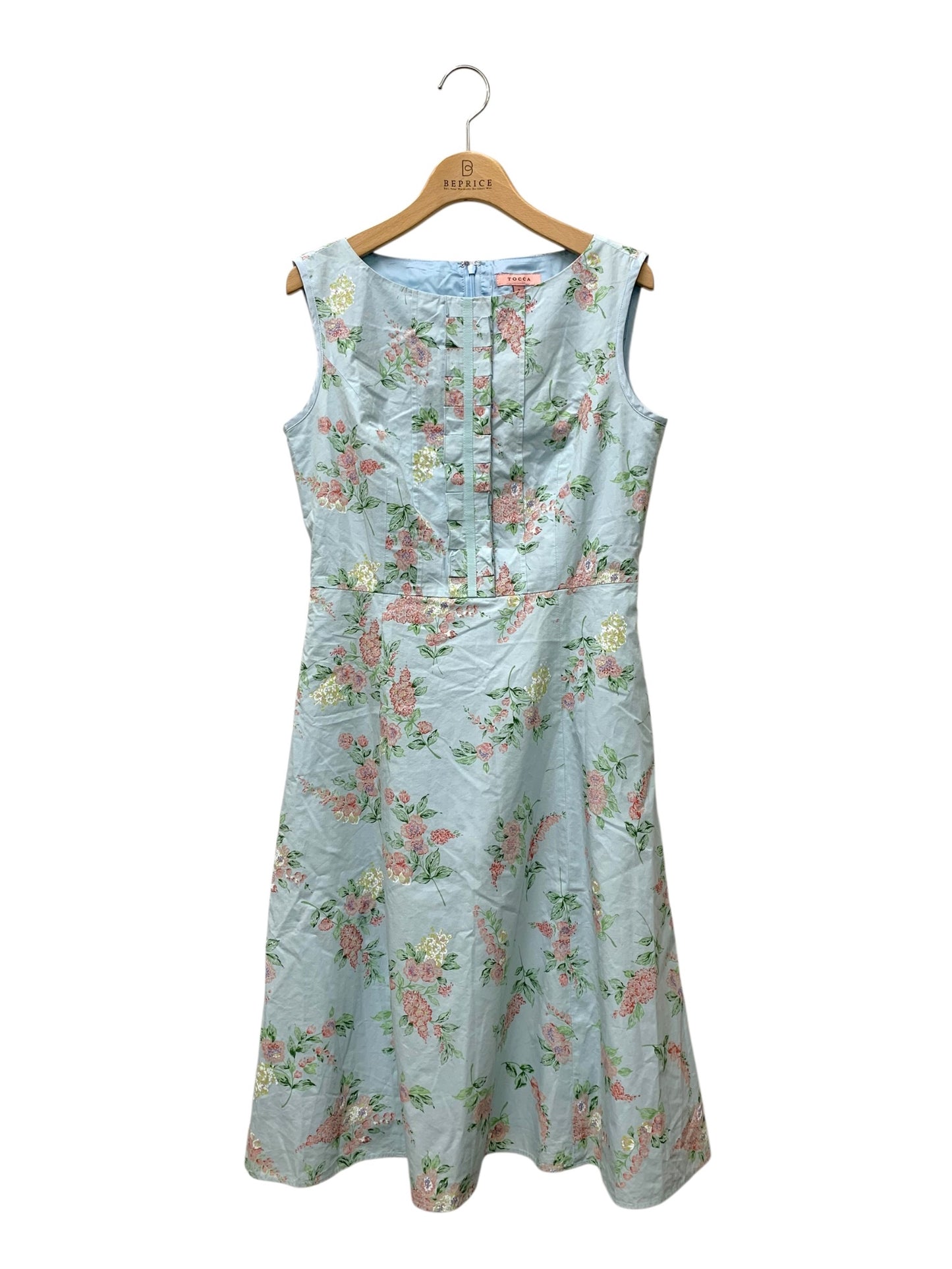 トッカ GARDEN FLOWERS OPTOIZ0830 ワンピース 2 ブルー ITMIPTQ9AU77