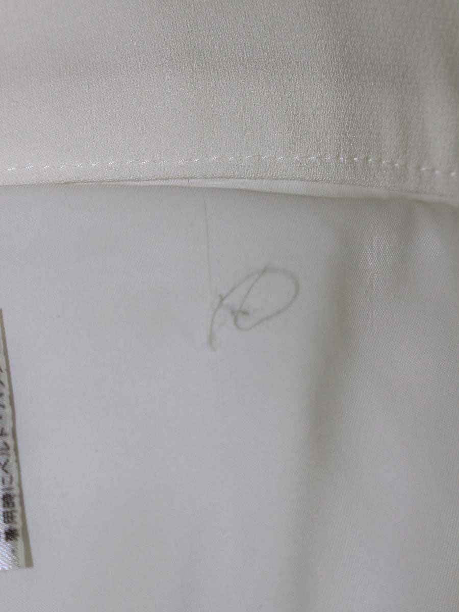 エムプルミエブラック C530-001・2 ミディ丈ワイドパンツ 34 ホワイト ITB2BV1LI5O8