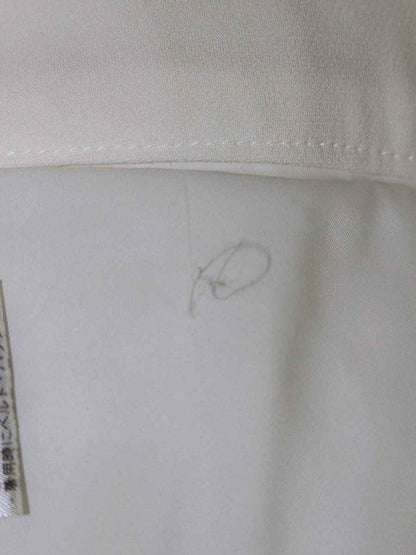 エムプルミエブラック C530-001・2 ミディ丈ワイドパンツ 34 ホワイト ITB2BV1LI5O8