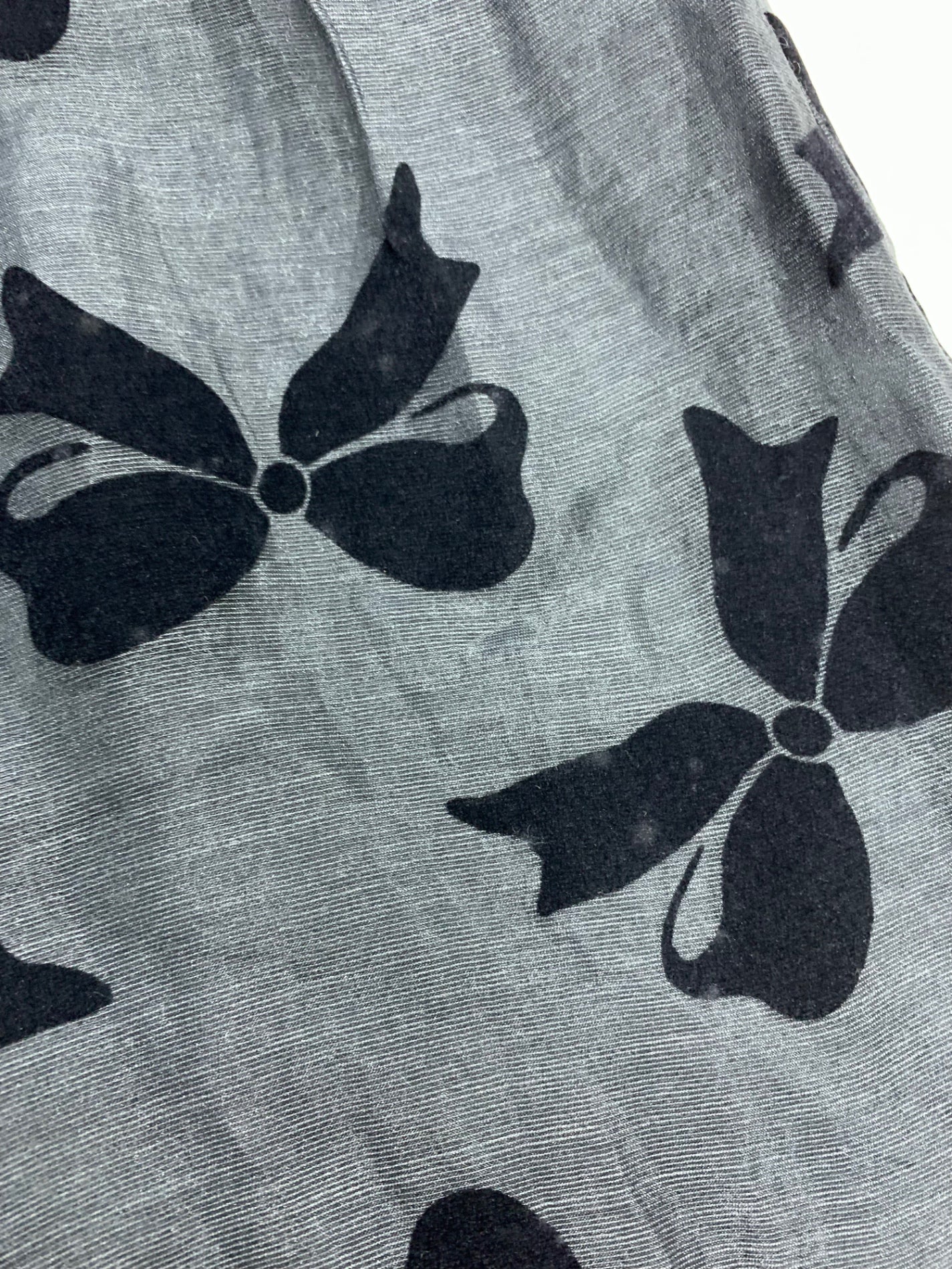 エムズグレイシー 上ベロアコンビワンピース 411512 40 ブラック 蝶 IT663ZIGEEHB