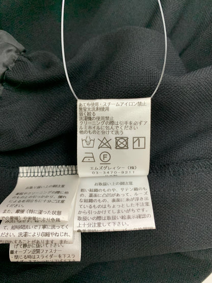 エムズグレイシー 514125 ブルゾン 36 ブラック ジップアップ フリル IT2INS20JINR 【SALE】