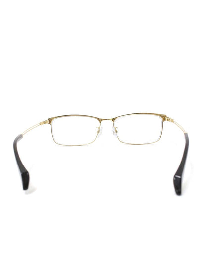 キオヤマト KT-479J メガネ ゴールド/ブラック メタルフレーム フルリム ブローシェイプ ITM206Q8GLQ0