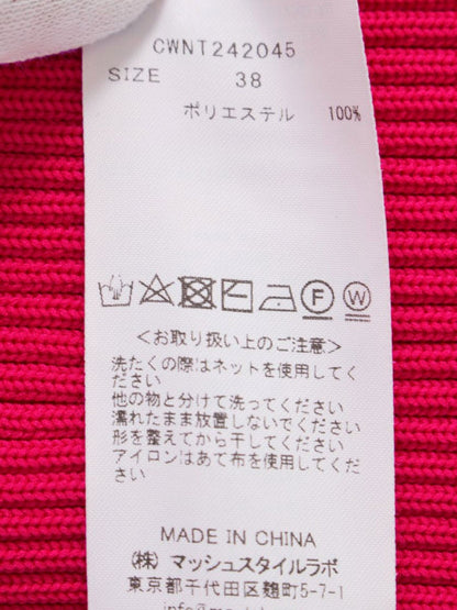 セルフォード ハーフスリーブペプラムニットプルオーバー CWNT242045 38 ピンク IT262VKHBZ9C