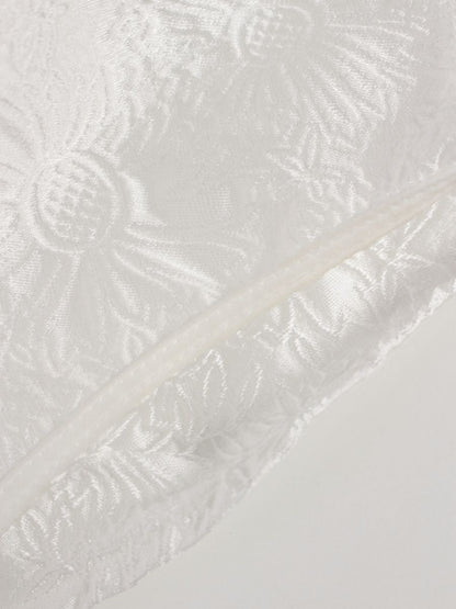 アディアム 45191 カットソー S ホワイト パフスリーブ IT9YQ3XYBKJ2