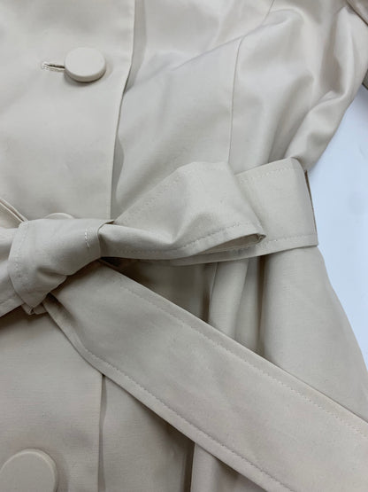 エムズグレイシー 129110 コート 38 ベージュ フリルカラー ITM3FU4B2DA4