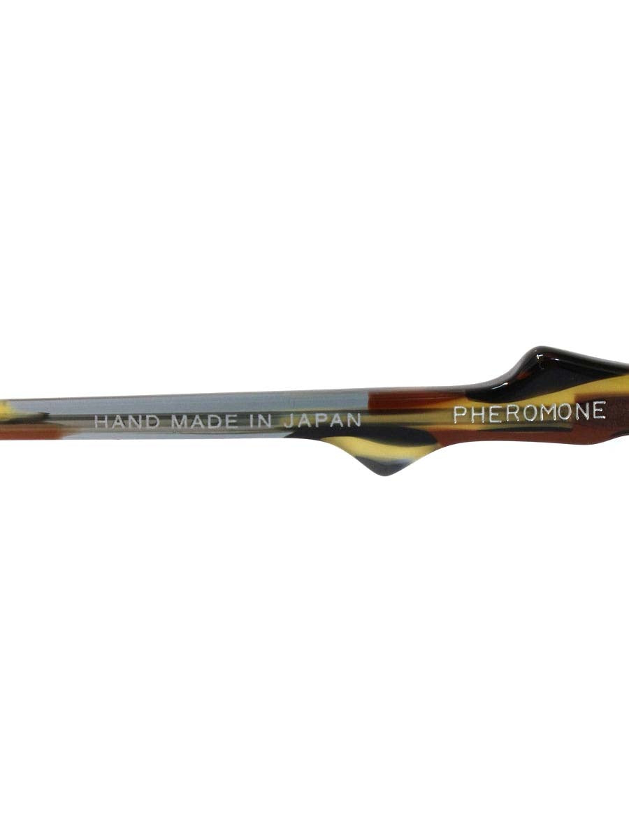 ラビリンス 影郎デザインワークス PHEROMONE メガネ ブラウン セルフレーム フルリム スクエア ITA056COQEJQ 【SALE】