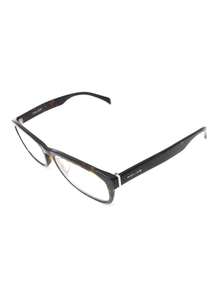 ポリス VPL265J メガネ ブラウン セルフレーム フルリム スクエア ITH3BTBM207E 【SALE】