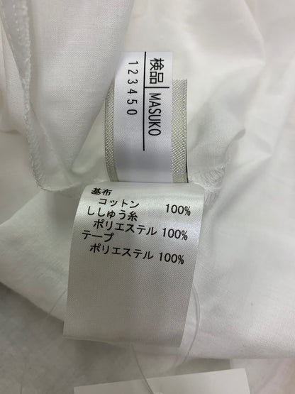 ブールジュ 刺繍フレンチスリーブワンピース 1504062 13+ ホワイト 25SS レリアン ITOJVWWCLJZ3