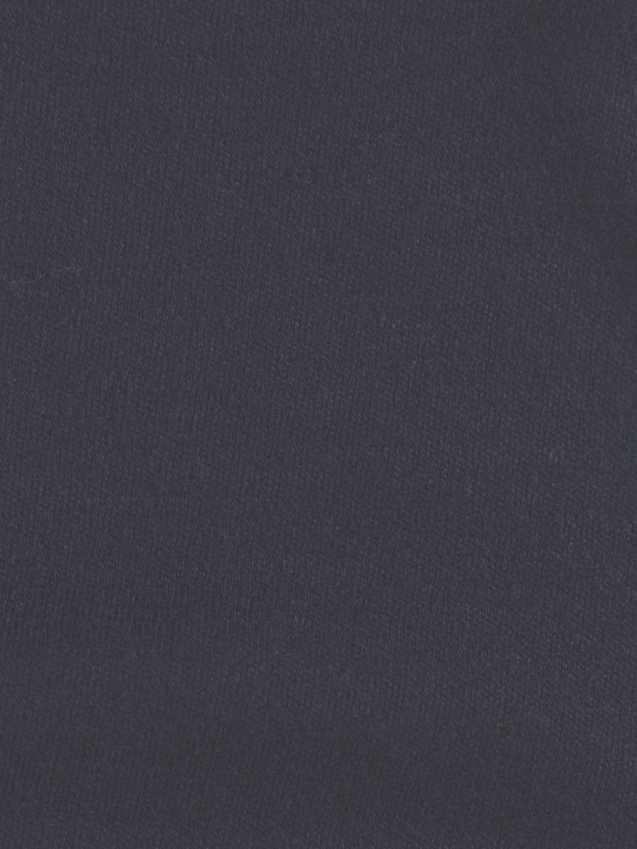 ボーダーズアットバルコニー BD2021-2B カットソー 38 ネイビー ウール ボートネック ロゴワッペン IT5XHWT7RN05