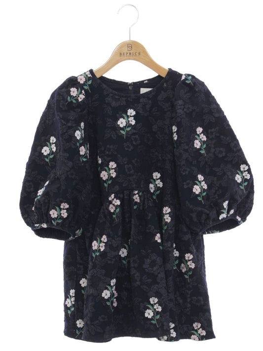 チェスティ 22D601 シャガードトップス 1 ネイビー フラワー刺繍 ITME304QQ800