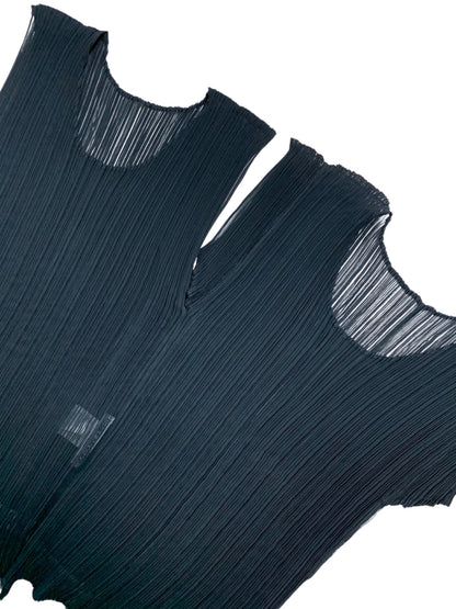 イッセイミヤケホワイトレーベル IM32FJ232 カットソー 2 ブラック 二重 ITU69ELL3T6C 【SALE】