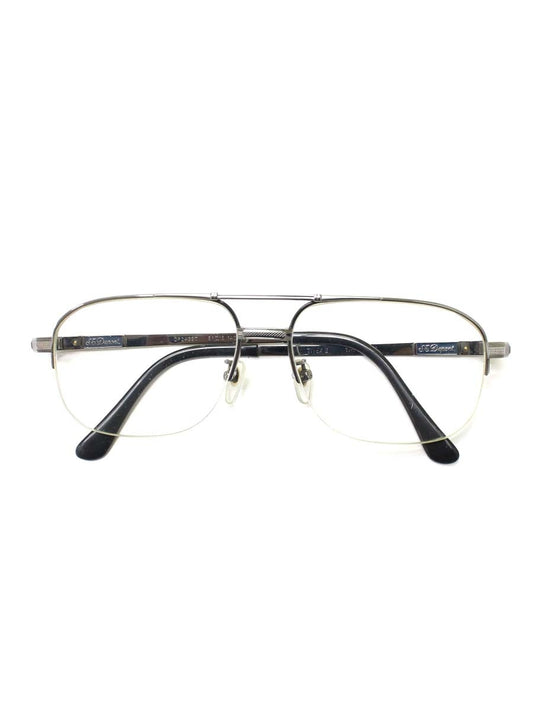 デュポン DP2433T メガネ ガンメタリック メタルフレーム ハーフリム スクエア IT2LMN98GPA4 【SALE】