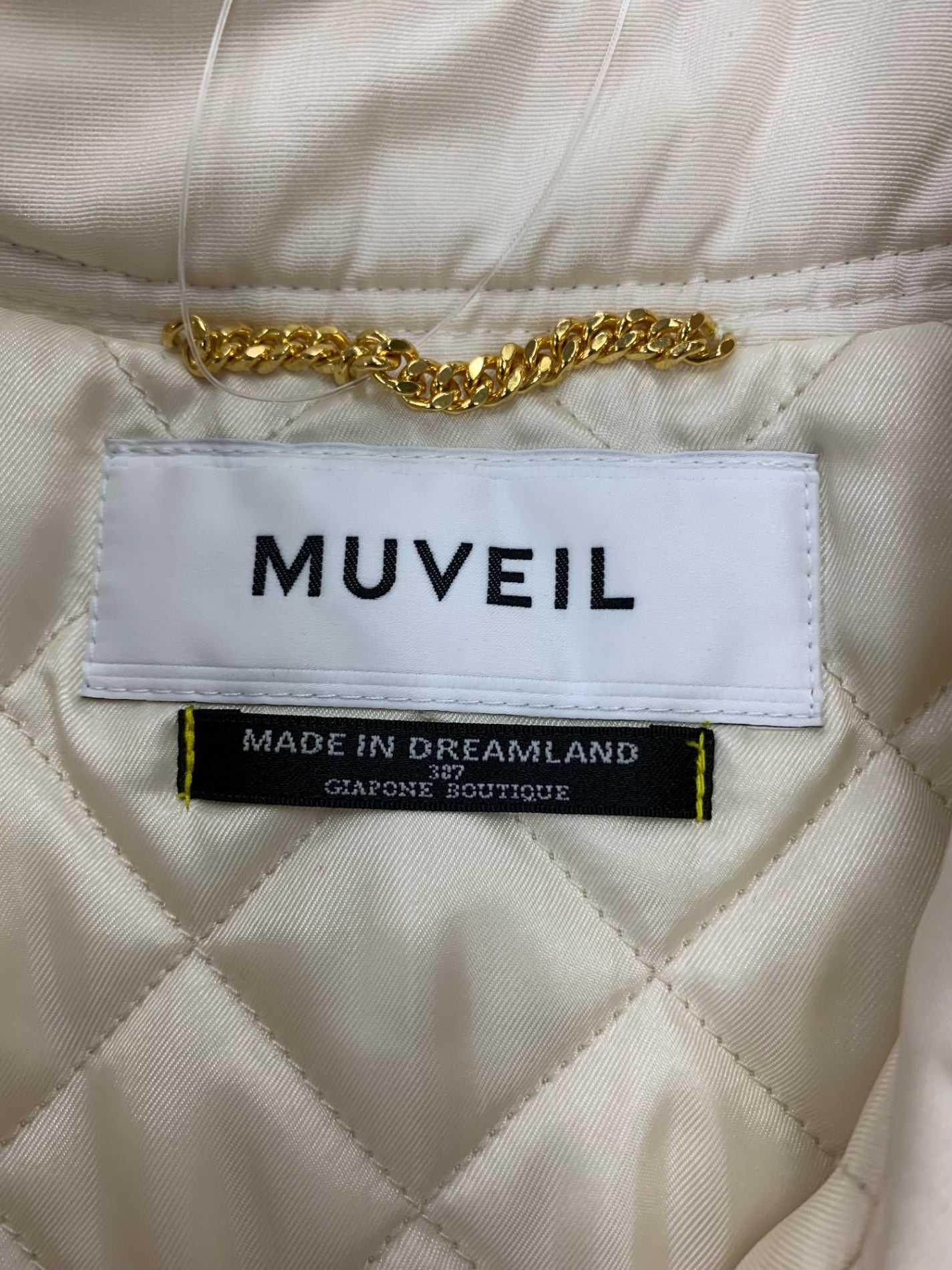 ミュベール MA233FC006 コート 40 アイボリー ボア 起毛 ITDCPH1UZ17K