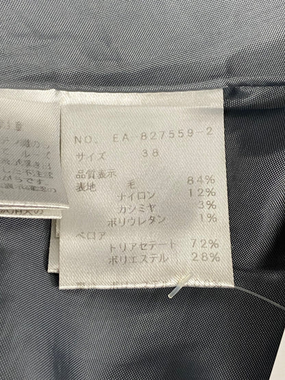 エムズグレイシー 827559 スカート 38 グレー フラワーモチーフ ウール混 ITC51K3MIHZ6