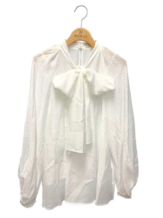 セルフォード ビッグリボンセミシア―ブラウス CWFB251026 F ホワイト ITLNI932XPHK