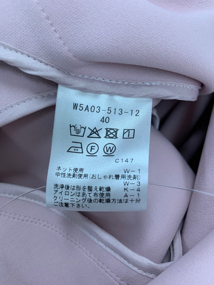 トゥービーシック ストレッチライトダンボールニット W5A03-513-12 フーデットコート 40 ピンク ITSHRC621RHG