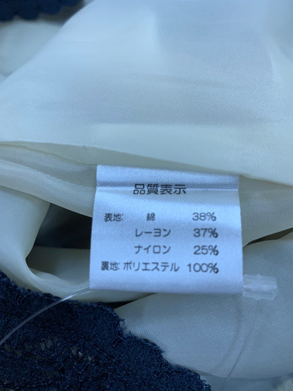 スーパービューティー ワンピース ドレス 42 ネイビー レース リボン ITRJ527MNJ9Q
