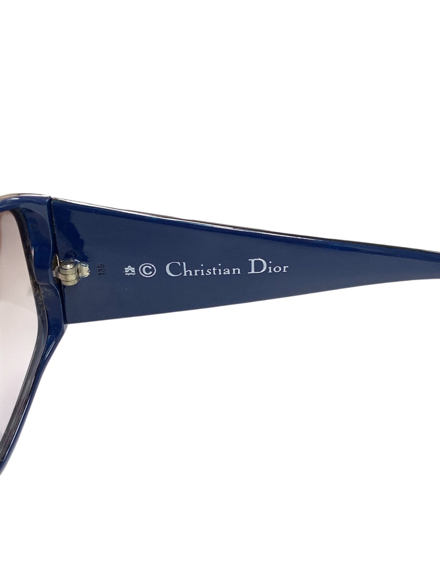 Christian Dior ミレニアム サングラス ブルーメタル ガリアーノ期 中古・古着通販】Christian Dior (クリスチャン ディオール) CD