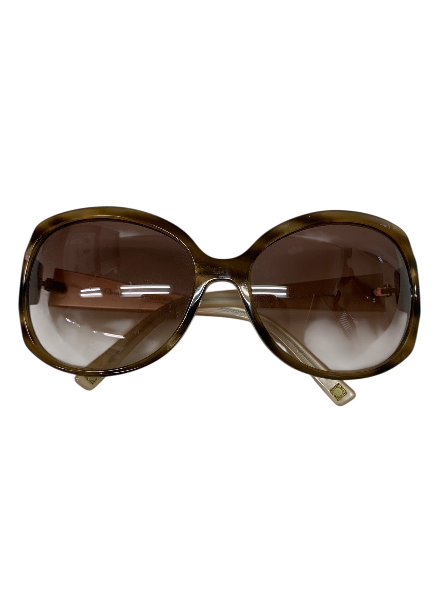 クリスチャンディオール 163FM サングラス ブラウン セルフレーム フルリム カナージュ IT3D71IL25V4