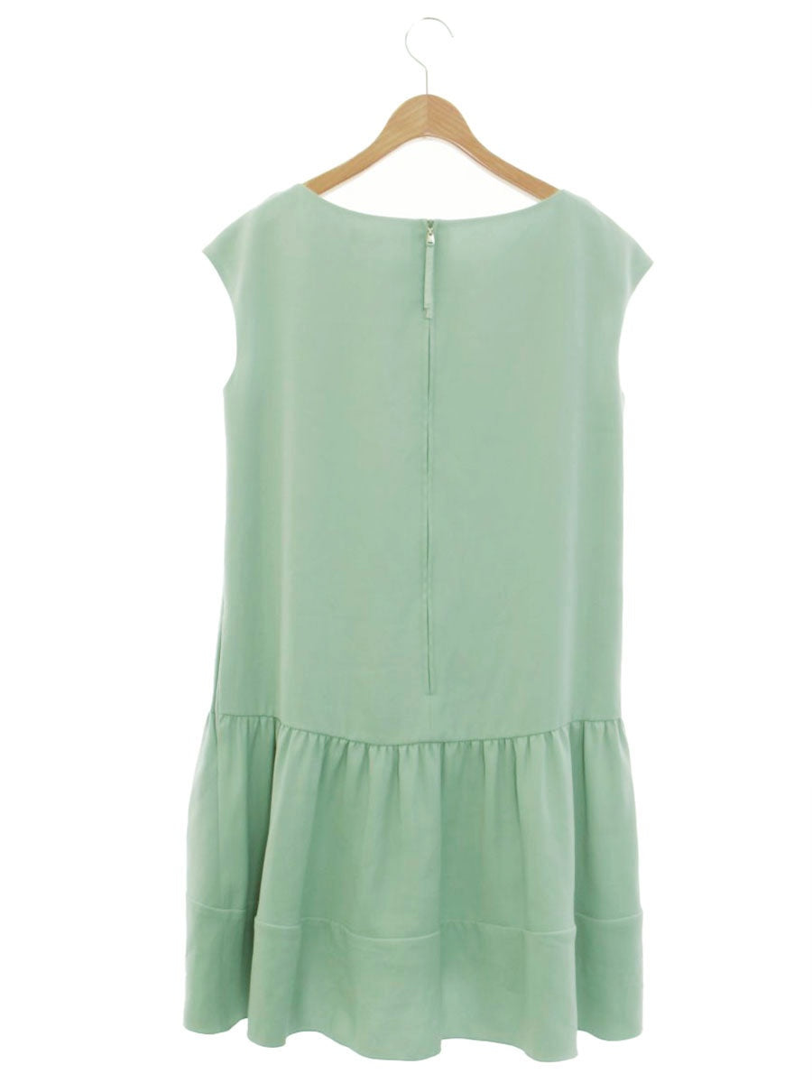 フォクシーニューヨーク Dress BELTED D 38267 ワンピース 42 グリーン 2018年増産品 ITGLKXYKD9JE