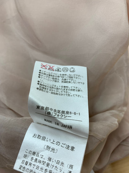 フォクシー 34196 スカート 40 ピンク ベルフラワー リネン ITEGPJCK7KKW 【SALE】