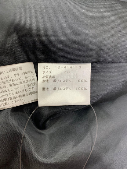 エムズグレイシー 414113 ジャケット 38 ブラック ノーカラー ITTAQOOL36YG