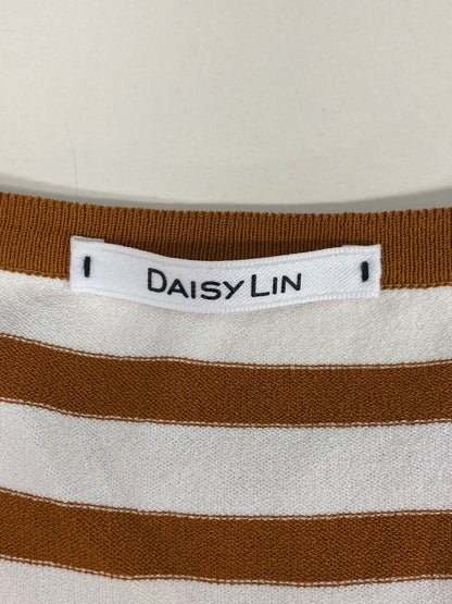 デイジーリン Knit Top French Border 06167 カットソー 42 ホワイト ボーダー IT2H2PMZWBUW