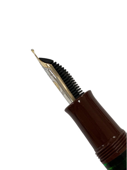 ペリカン M400用 ペン先ユニット F 14C M101N トータスシェルブラウン 本体付 現状品 IT3MGGSBMKNK