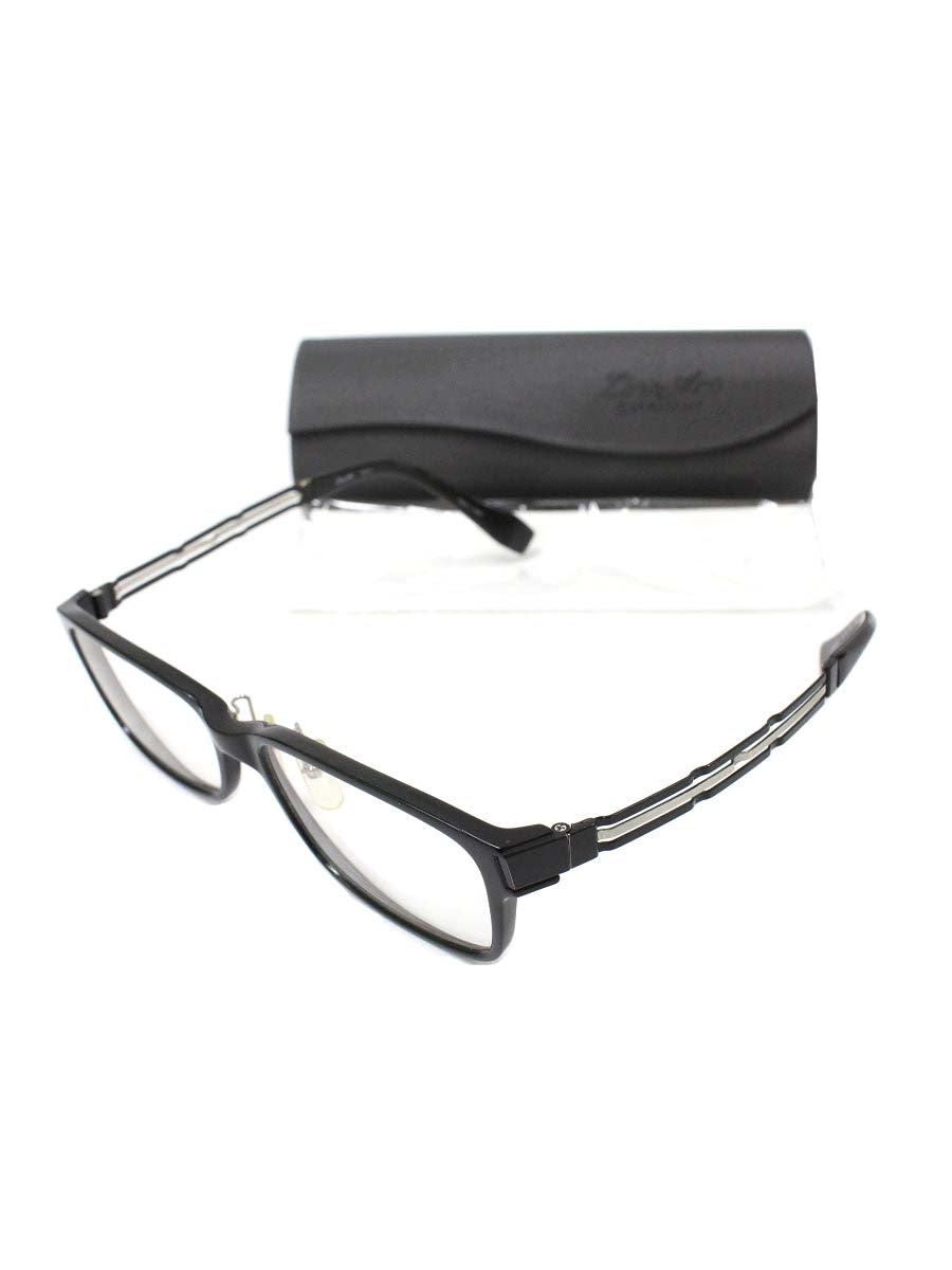 ラインアートシャルマン Forte フォルテ XL1052 眼鏡 メガネ ブラック コンビフレーム フルリム スクエア ITUUJWYVBE04