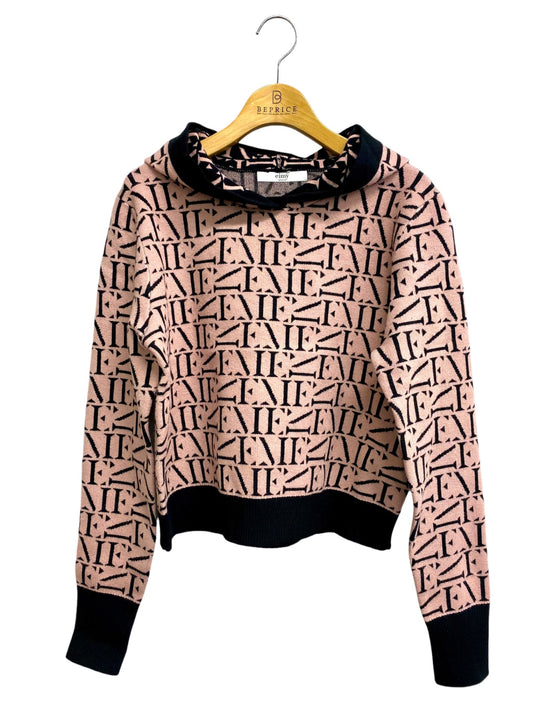 エイミーイストワール eimy monogramニットフーディー  1119511538-0 F ピンク 2019AW IT88LBU409RW