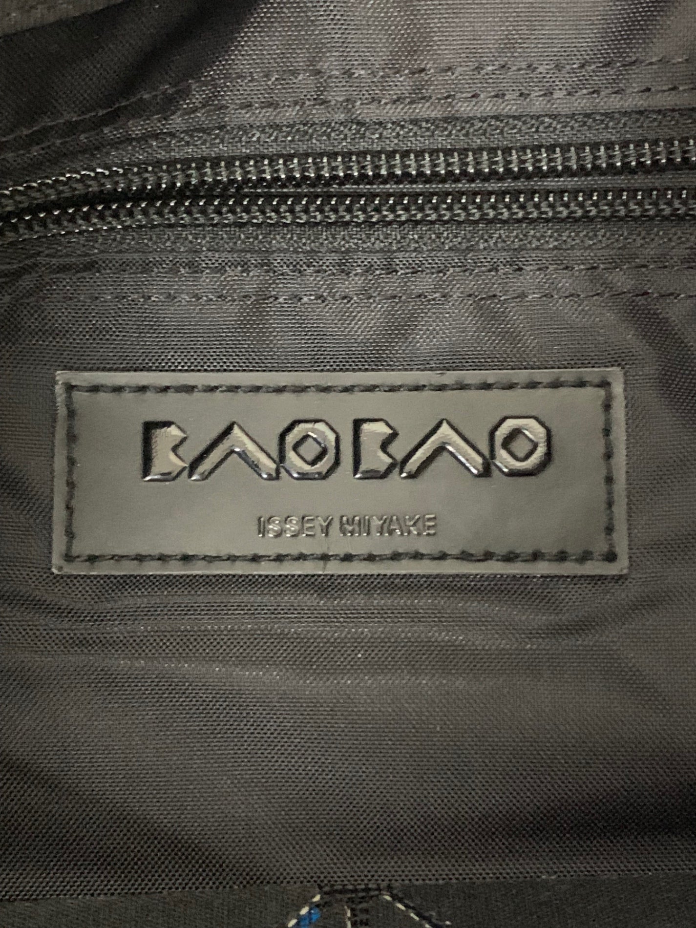 バオバオイッセイミヤケ BB41-AG332 トートバッグ ブルー PVC メッシュ ITG1W2WTCOW8