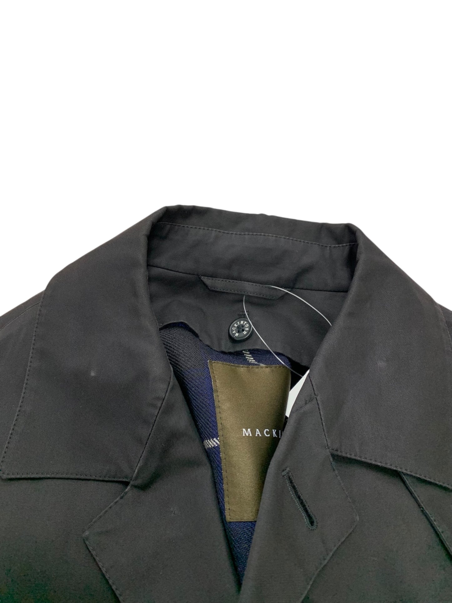 マッキントッシュ コート 48 ブラック ステンカラー ライナー付き ITXWA3WNOBKA