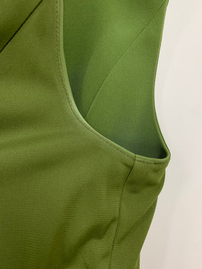 フォクシーニューヨーク スリムタックドレス 38327 ワンピース 40 グリーン ITL7A2OI2ONW