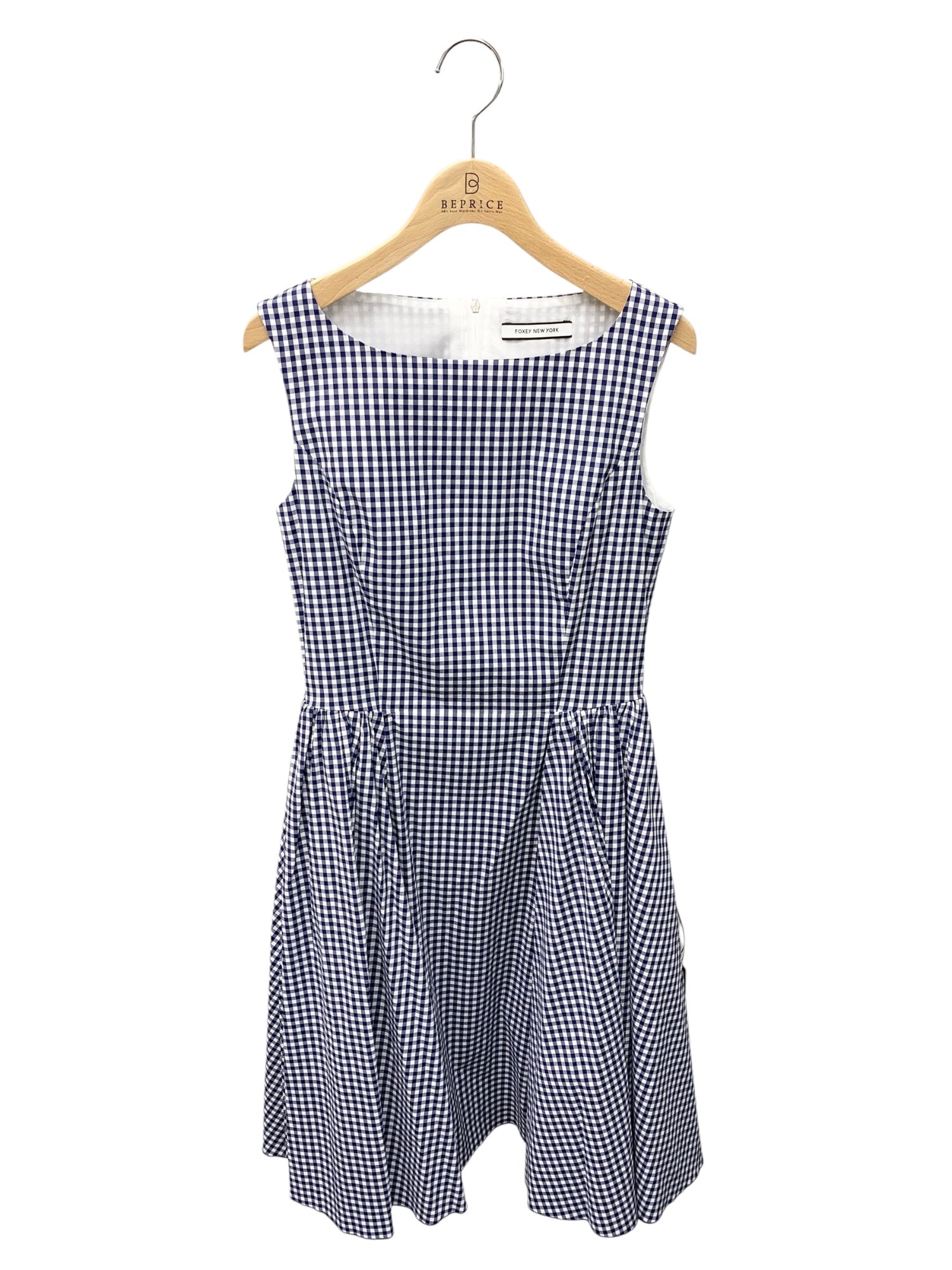 フォクシーニューヨーク Dress 40087 ワンピース 38 ネイビー