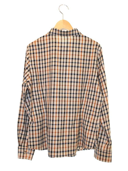 ダックス 10-651150 シャツ ベージュ チェック ITKZR8LKH3QT