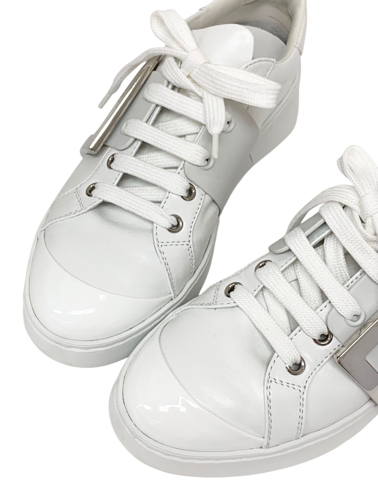 ロジェヴィヴィエ ヴィヴ スケート レザースニーカー RVW54226150LXQB001 36.5 ホワイト ITBR0WGJU9NK