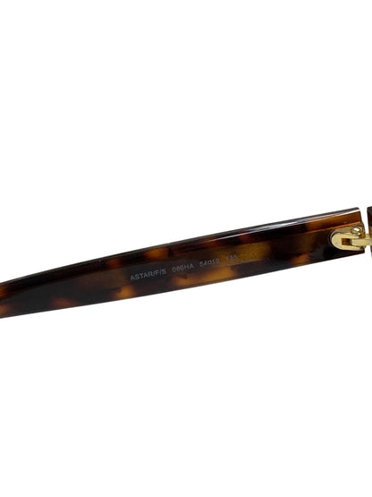 ジミーチュウ ASTAR 086HA サングラス ブラウン セルフレーム フルリム ラウンド（丸メガネ）スタースタッズ IT6HGF74939W 【SALE】