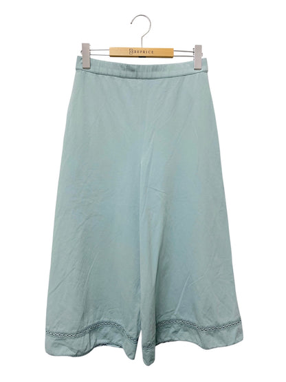 エムズグレイシー 116310 ワイドパンツ 38 ブルー クロップド ITMKP6EVY3HG