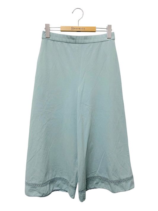 エムズグレイシー 116310 ワイドパンツ 38 ブルー クロップド ITMKP6EVY3HG