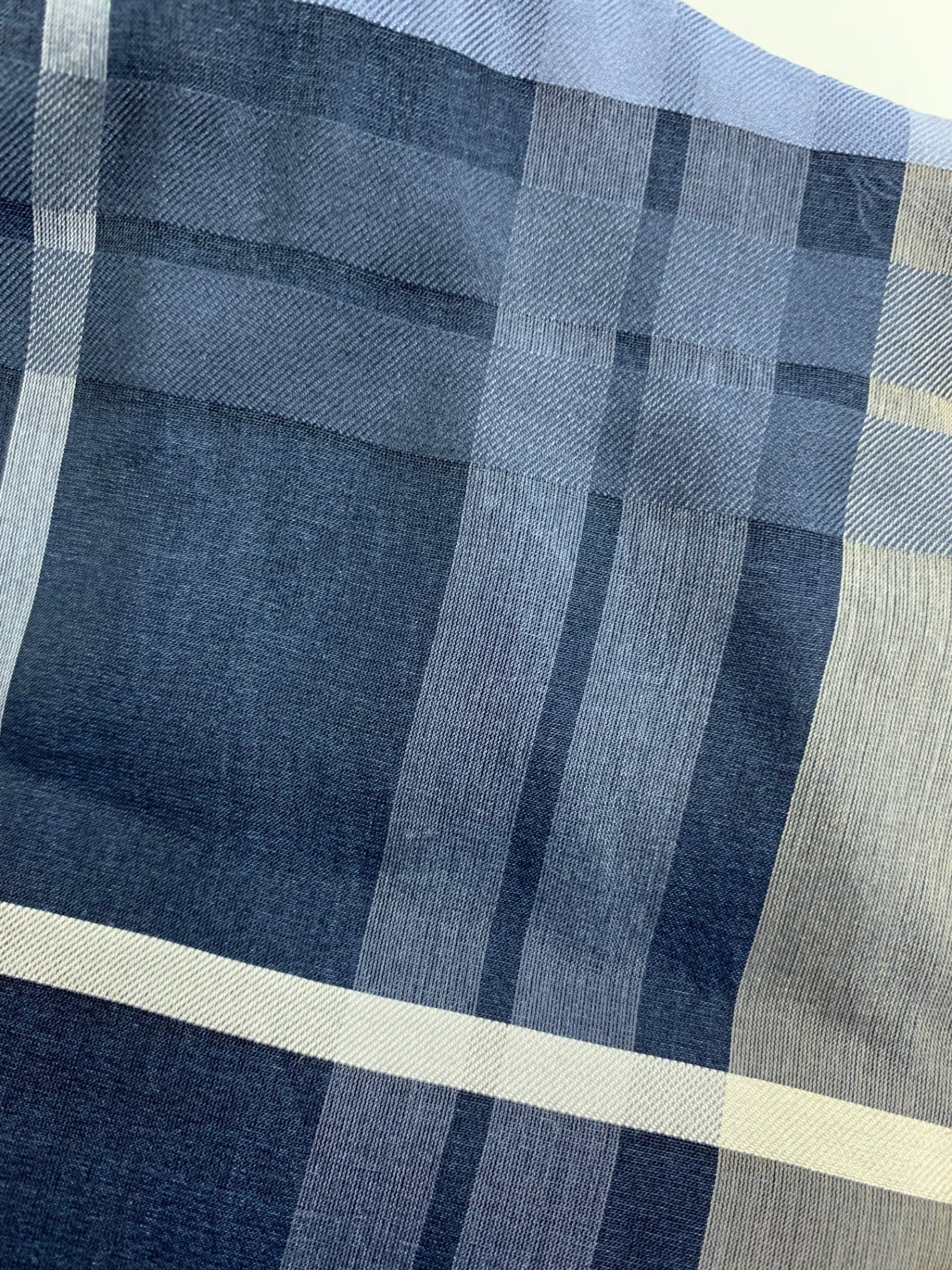 エブール シアーチェックオーガン 3510300513 ワンピース 38 ブルー ITPJTZTCL5BM 【SALE】