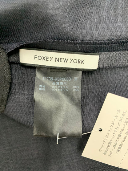 フォクシーニューヨーク VIVANT PANTS 42739 パンツ 38 ネイビー ITHOVSNYRJB2