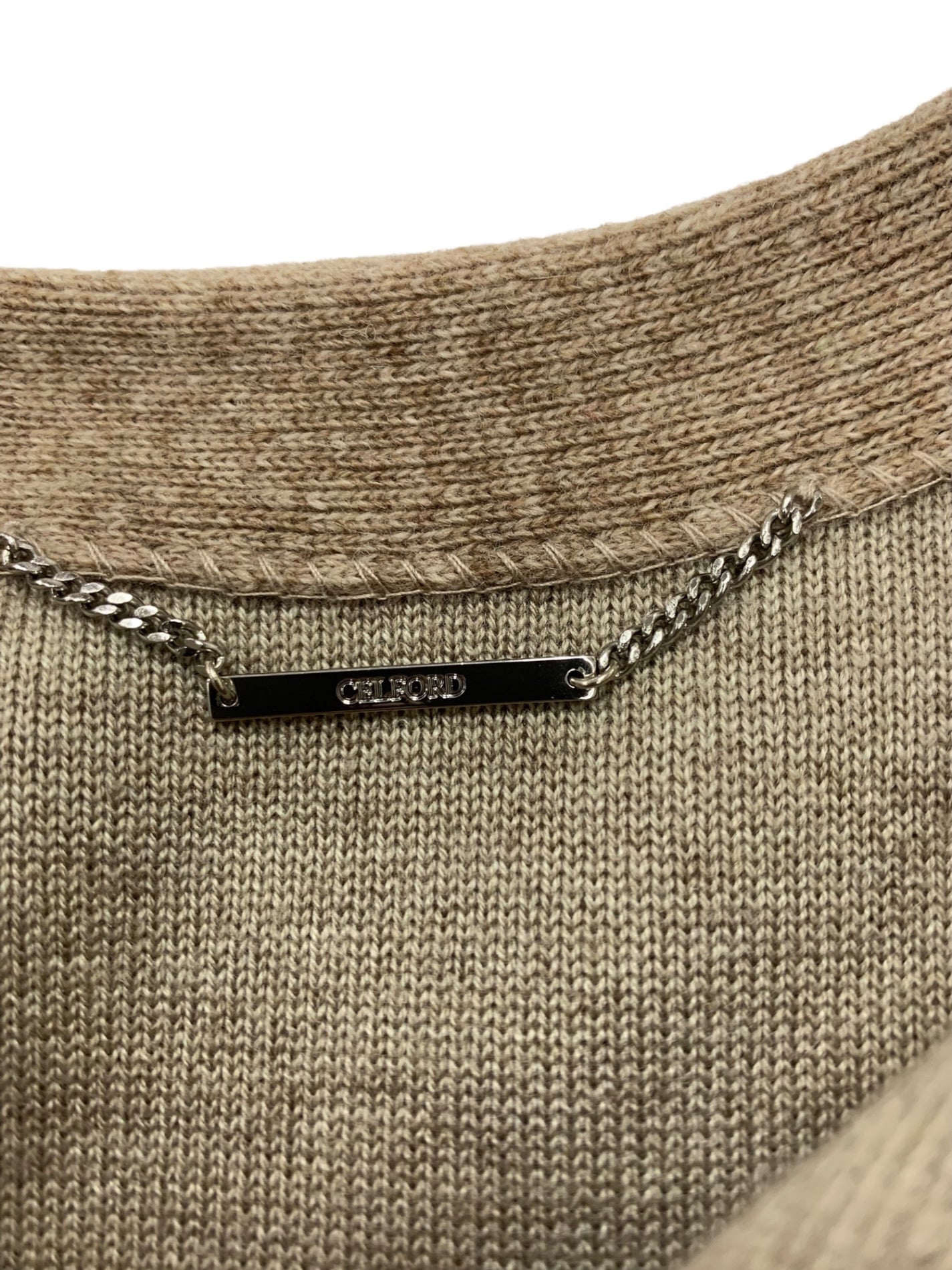 セルフォード GWNT194067 ガウンコート 36 ブラウン エコファー カシミア混 ITLDMW5NMPIG 【SALE】