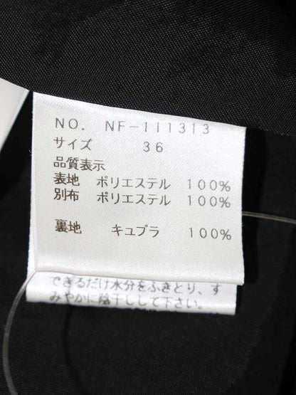 エムズグレイシー 111313 ワンピース 36 ブラック 水玉 フラワーモチーフ ITGOLYIZHINS
