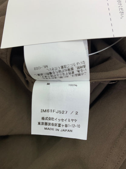 イッセイミヤケ ODD SHIRT 2 IM61FJ527 プルオーバーシャツ 2 ブラウン 26SS IT6G38R7CA7S