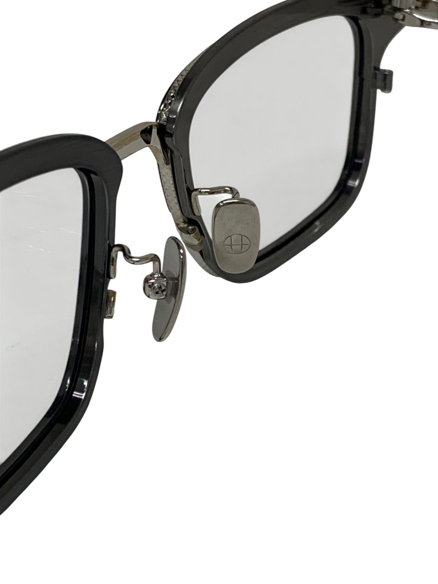 ドメスティックインターナショナル DI-1006TS メガネ シルバー メタルフレーム フルリム スクエア ITA7NB2BRLAH