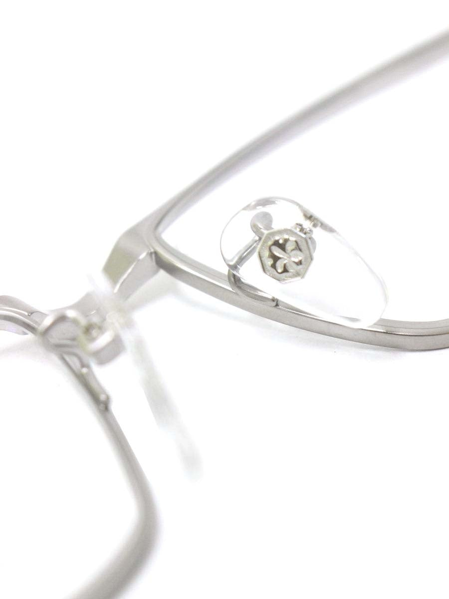 中村勘三郎 KN-2551 メガネ シルバー/コンポジットカーボン メタルフレーム フルリム スクエアシェイプ ITXA3VNNHQAA