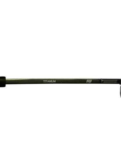 フォーナインズ S-955T メガネ カーキマット クラウンパント メタルフレーム TITANIUM ITZO9GYB5D7K