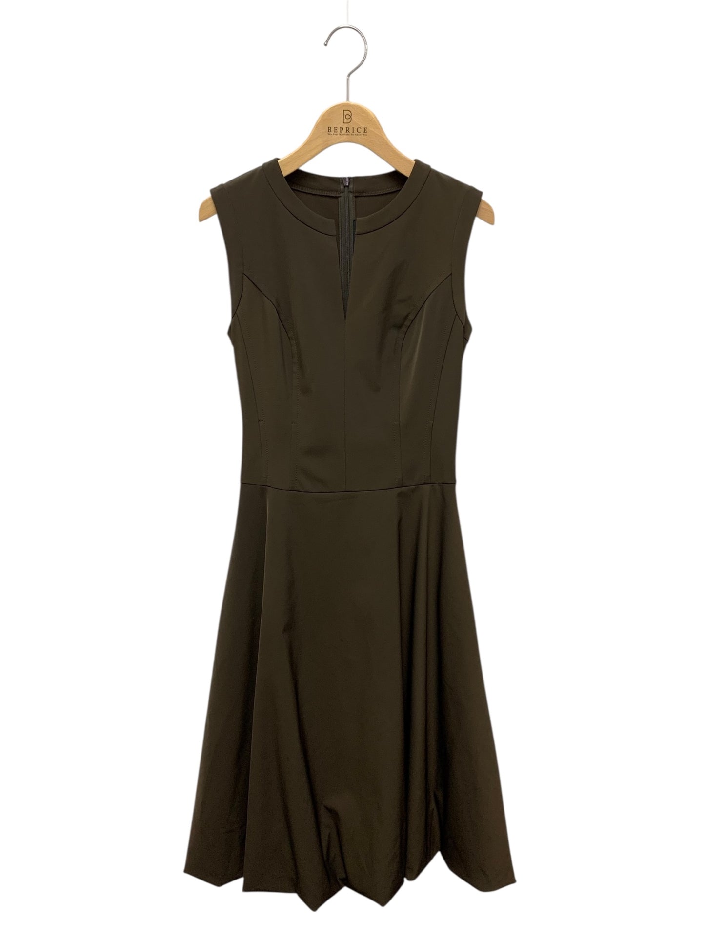 フォクシーニューヨーク 18257 ワンピース 38 ブラウン ワンピース ノースリ バルーン ITG91RFLL30G