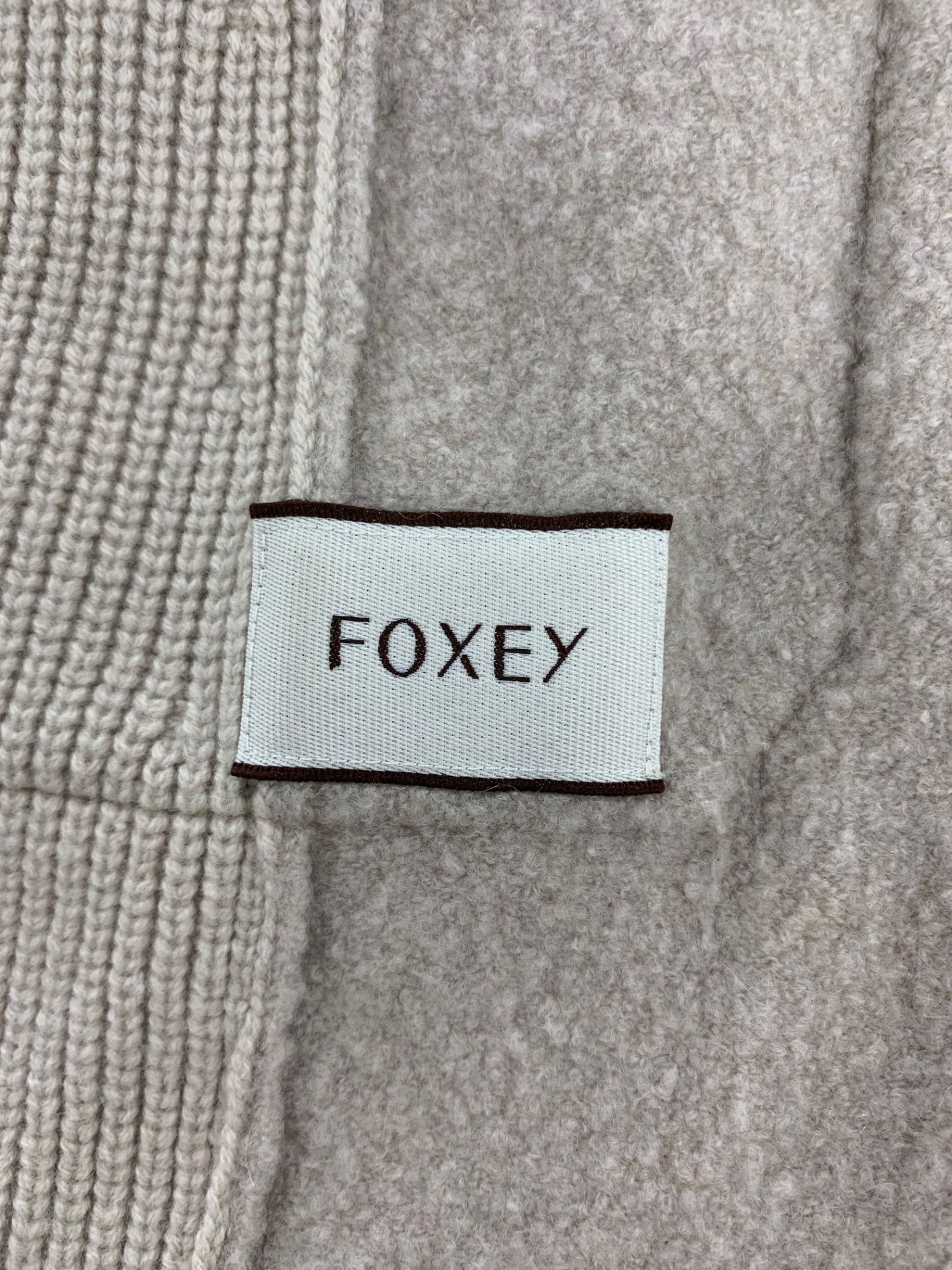 フォクシーブティック Knit Coat Souffle 40368 コート F ベージュ IT7DWETWQNZK